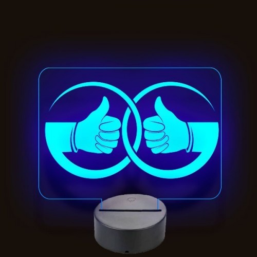 Plexiglas led Hands Plexiglas led Hands