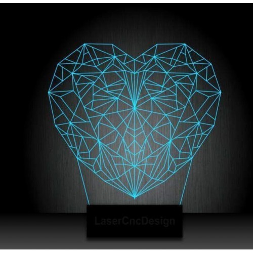 Plexiglas led Heart Plexiglas led Heart