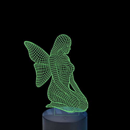 Acrylic lamp Angel Acrylic lamp Angel