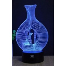Acrylic lamp Vase
