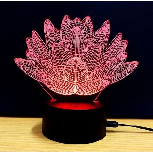 Acrylic lamp Lotus Acrylic lamp Lotus