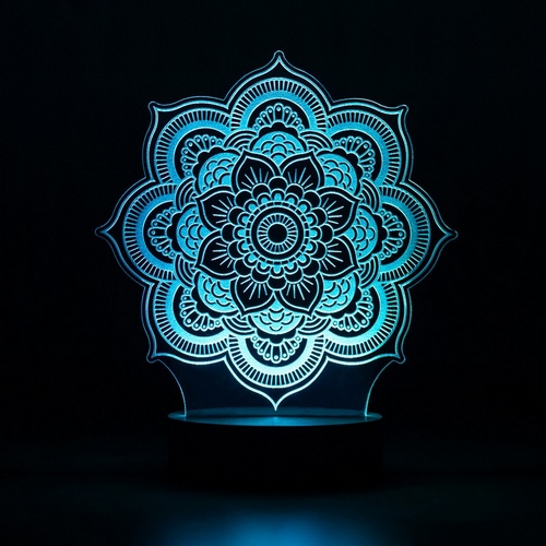 Acrylic lamp Mandala Acrylic lamp Mandala