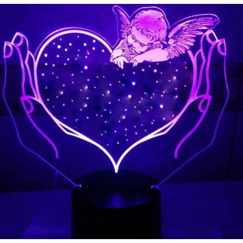 Acrylic lamp Angel Acrylic lamp Angel