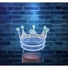 Acrylic lamp Crown