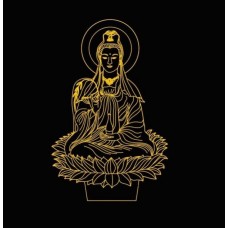 Plexiglas led Bodhisattva 