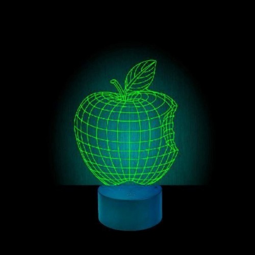 Acrilyc lamp led Apple Acrilyc lamp led Apple