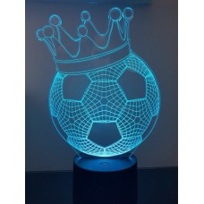 Acrylic lamp Ball with crown