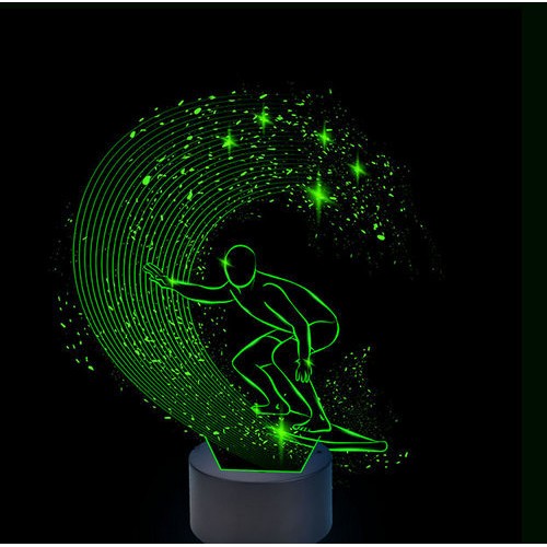 Acrylic lamp surfing Acrylic lamp surfing