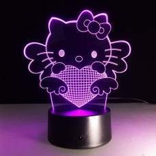 Acrylic lamp Hello Kitty