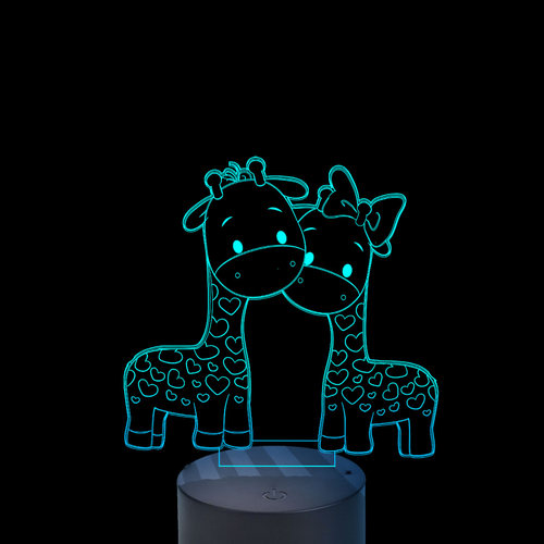 Acrylic lamp The giraffes Acrylic lamp The giraffes