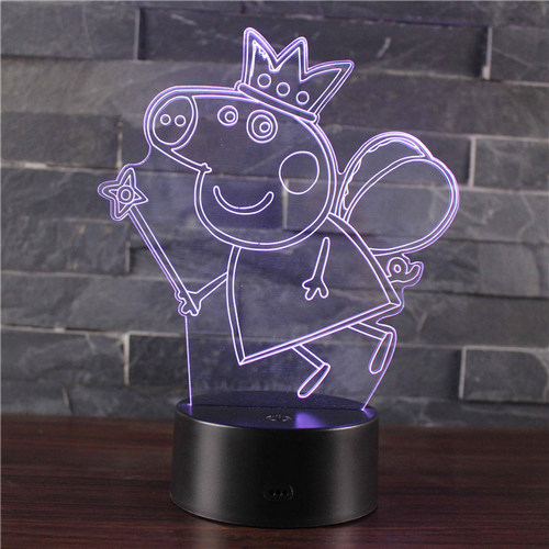 Acrylic lamp Peppa the Pig Acrylic lamp Peppa the Pig