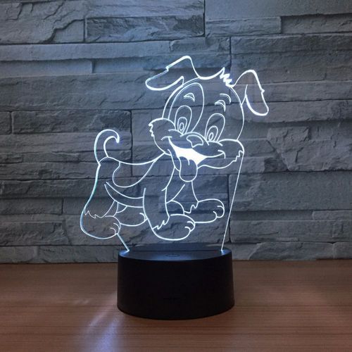 Acrylic lamp Dog Acrylic lamp Dog