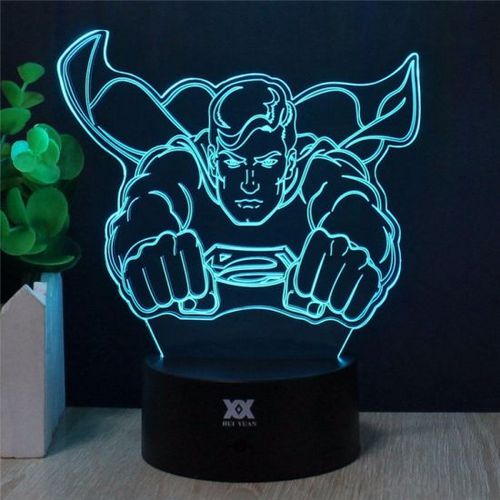 Acrylic lamp Super Man Acrylic lamp Super Man