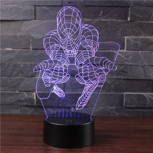 Acrylic lamp Spider Man Acrylic lamp Spider Man