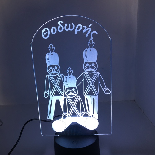 Acrylic lamp Soldiers Acrylic lamp Soldiers