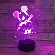 Acrylic lamp  mickey mouse