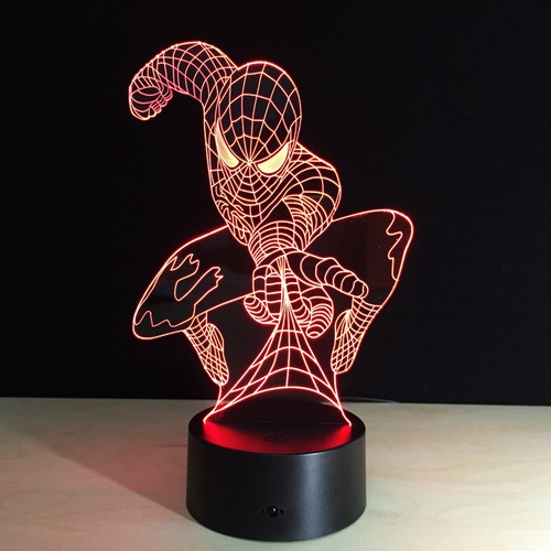 Acrylic lamp Spiderman Acrylic lamp Spiderman