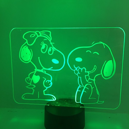 Acrylic lamp Snoopy Acrylic lamp Snoopy