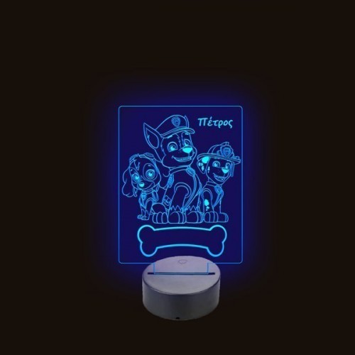 Plexiglas led Paw Patrol Plexiglas led Paw Patrol