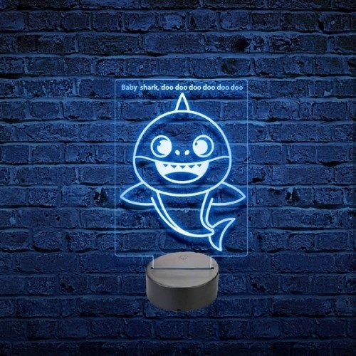 Plexiglas led Baby shark Plexiglas led Baby shark