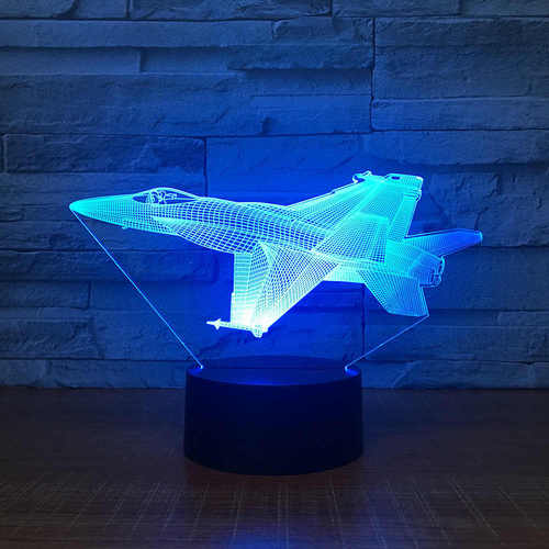 Acrylic lamp airplane
