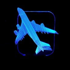 Acrylic lamp Airplane