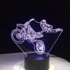 Acrylic lamp Motorbike