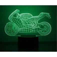 Acrylic lamp Motorbike