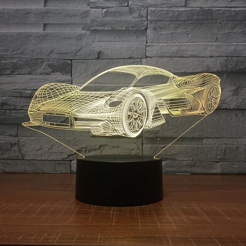 Acrylic lamp Car