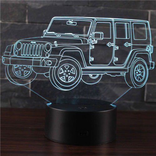 Acrylic lamp Jeep Acrylic lamp Jeep