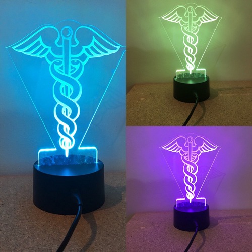Acrylic lamp Hippocrates