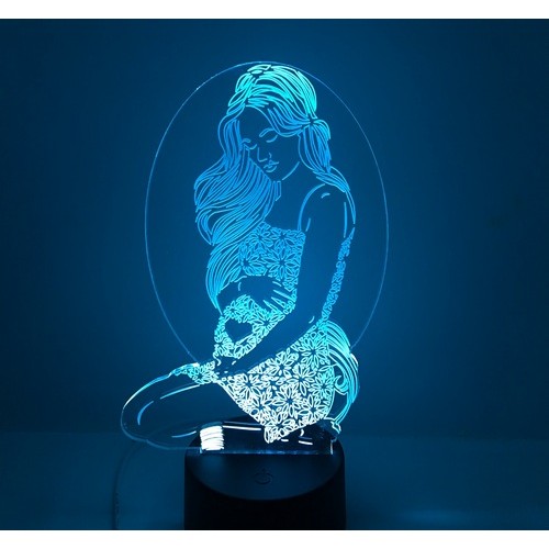 Acrylic lamp Pregnant woman Acrylic lamp Pregnant woman