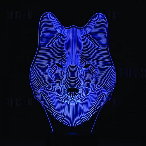 Acrylic lamp Wolf Acrylic lamp Wolf