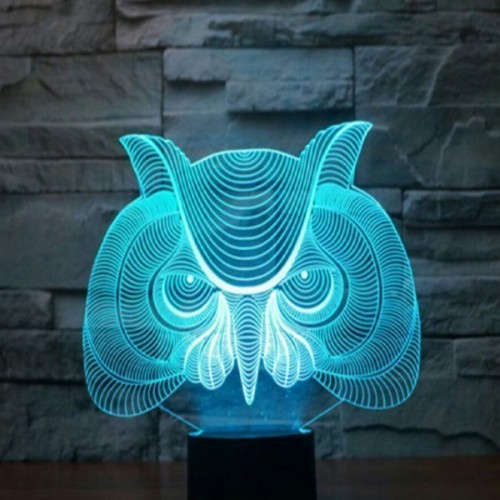 Acrylic lamp led owl Acrylic lamp led owl
