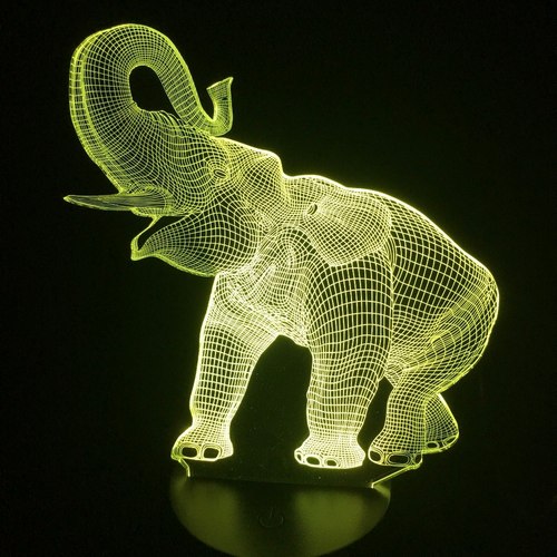 Acrylic lamp Elephant Acrylic lamp Elephant