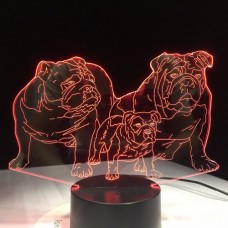 Acrylic lamp Dogs