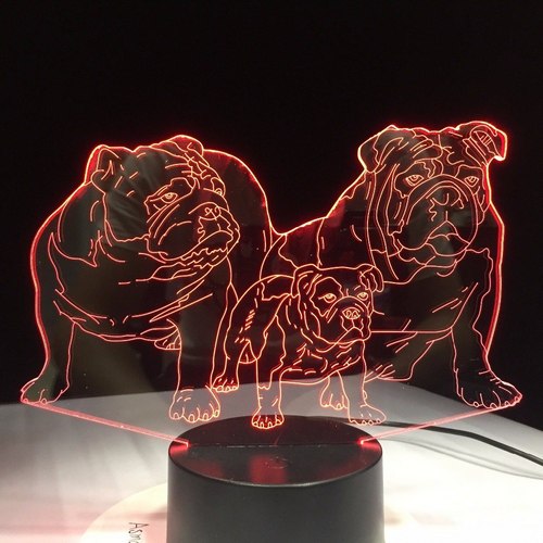 Acrylic lamp Dogs Acrylic lamp Dogs
