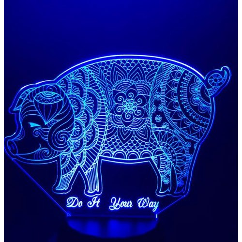 Acrylic lamp piggy Acrylic lamp piggy