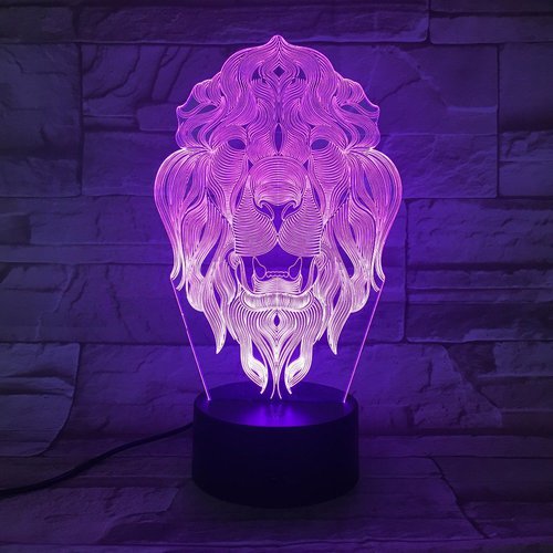 Acrylic lamp lion Acrylic lamp lion