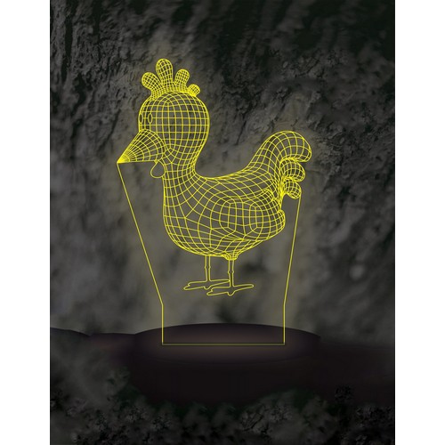 Acrylic lamp rooster Acrylic lamp rooster