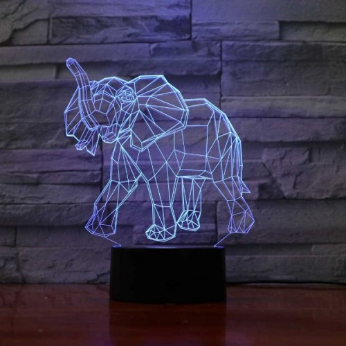 Acrylic lamp Elephant Acrylic lamp Elephant