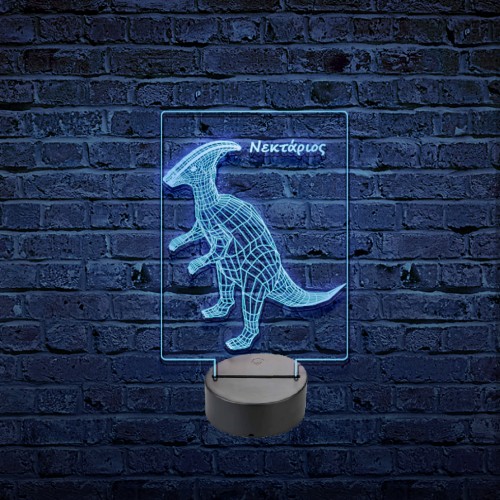 Acilyc lamp led Dinosaur Parasaurolophus Acilyc lamp led Dinosaur Parasaurolophus