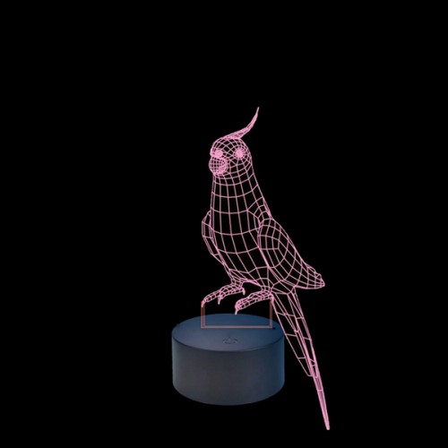 Acrylic lamp Parrot Acrylic lamp Parrot