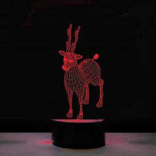 Acrylic lamp deer 
