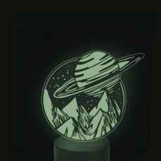 Acrylic lamp Cronos
