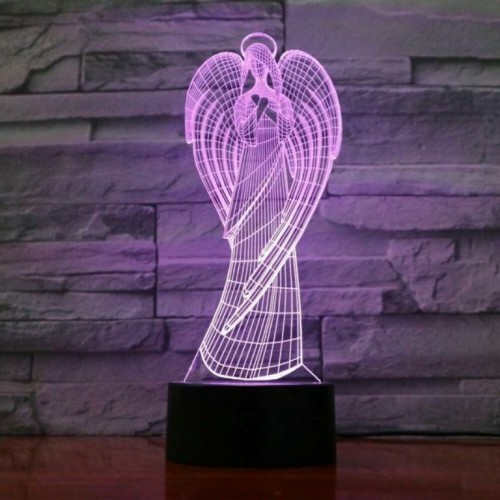 Acrylic lamp Angel Acrylic lamp Angel