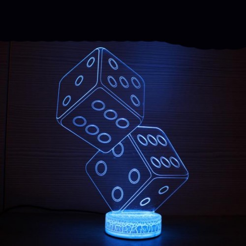Acrylic lamp Dice Acrylic lamp Dice