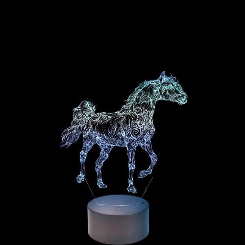 Acrylic lamp Horse Acrylic lamp Horse