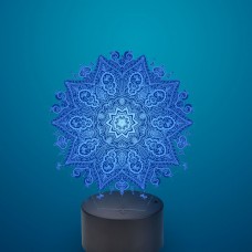 Acrylic lamp Mandala