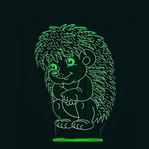 Acrylic lamp Hedgehog Acrylic lamp Hedgehog